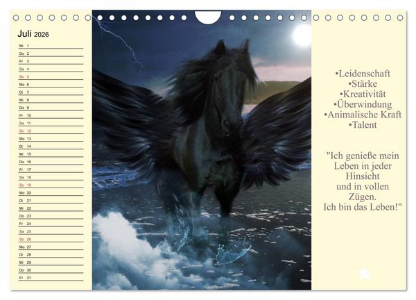 Produktbild: Tarot. Spirituell durch das Jahr (Wandkalender 2026 DIN A4 quer), CALVENDO Monatskalender