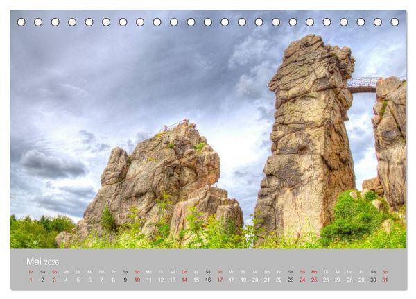 Produktbild: Unbekanntes Ostwestfalen (Tischkalender 2026 DIN A5 quer), CALVENDO Monatskalender