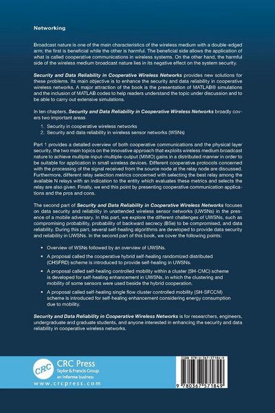 Produktbild: Security and Data Reliability in Cooperative Wireless Networks
