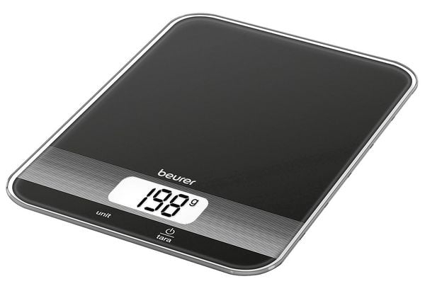 Produktbild: Beurer KS 19 K&uuml;chenwaage digital W&auml;gebereich (max.)=5 kg Schwarz 200 x 145 x 17