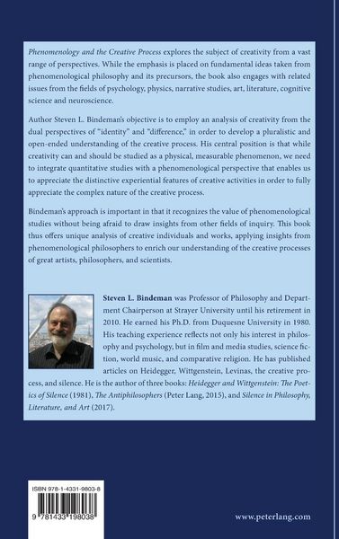 Produktbild: Phenomenology and the Creative Process