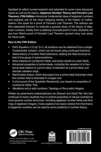 Produktbild: Algebraic Number Theory and Fermat's Last Theorem