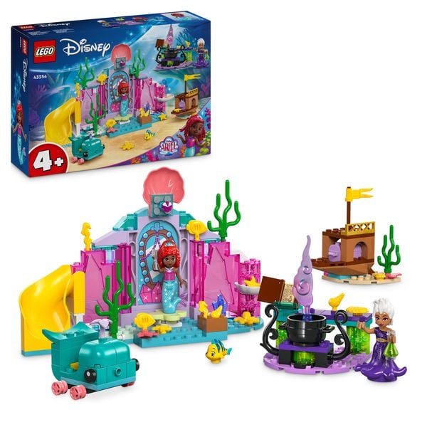 LEGO ǀ Disney Princess Arielles Kristallhöhle, Meerjungfrauen-Set 43254