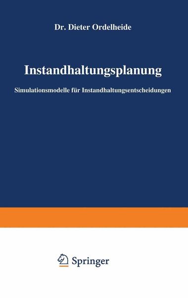 Produktbild: Instandhaltungsplanung