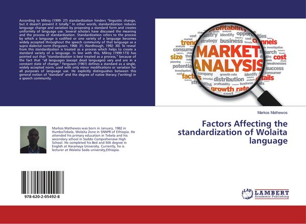 Produktbild: Factors Affecting the standardization of Wolaita language