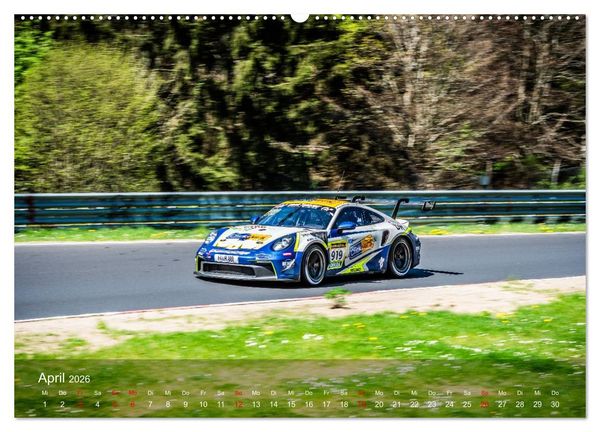 Produktbild: Motorsportkunst aus Weissach (hochwertiger Premium Wandkalender 2026 DIN A2 quer), Kunstdruck in Hochglanz