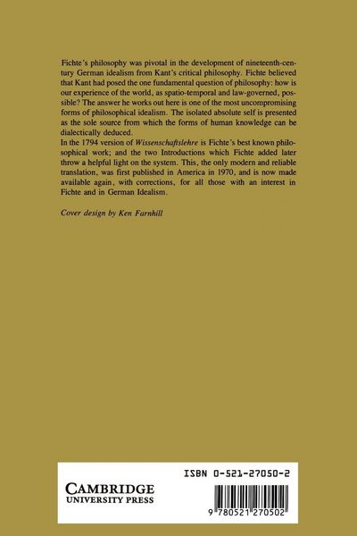 Produktbild: The Science of Knowledge