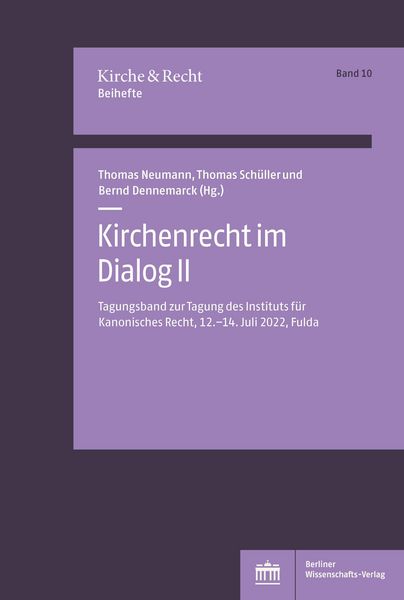 Produktbild: Kirchenrecht im Dialog II