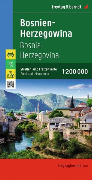Produktbild: freytag & berndt Stra&szlig;enkarte Bosnien-Herzegowina 1:200.000