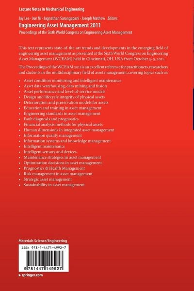 Produktbild: Engineering Asset Management 2011
