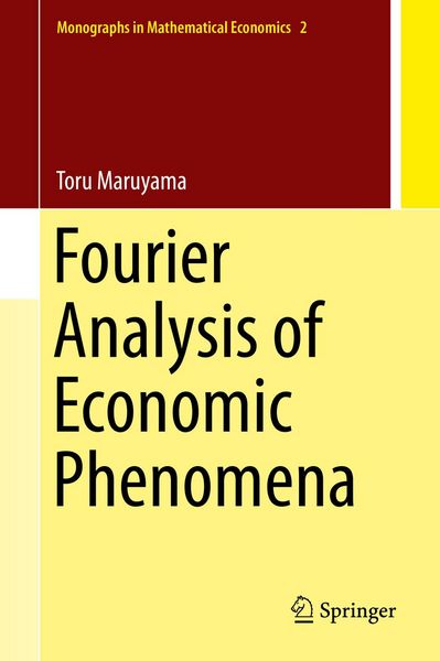 Produktbild: Fourier Analysis of Economic Phenomena