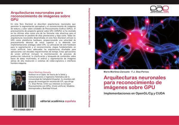 Produktbild: Arquitecturas neuronales para reconocimiento de im&aacute;genes sobre GPU