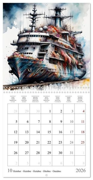 Produktbild: Beauty on wheels (Wall Calendar 2026 12 &times; 12 Inch) CALVENDO 12 Month Wall Calendar