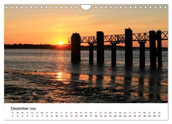 Produktbild: Insel Amrum - Ein Juwel unterm norddeutschen Himmel (Wandkalender 2026 DIN A4 quer), CALVENDO Monatskalender