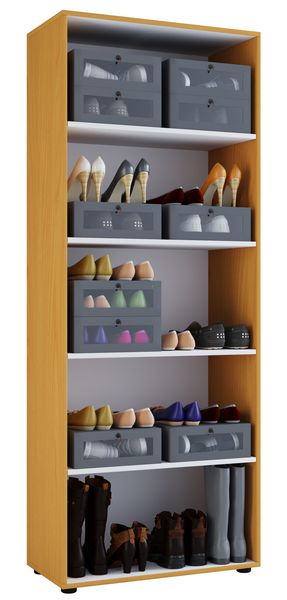 Produktbild: Holz Kleiderschrank Schuhschrank Vandol