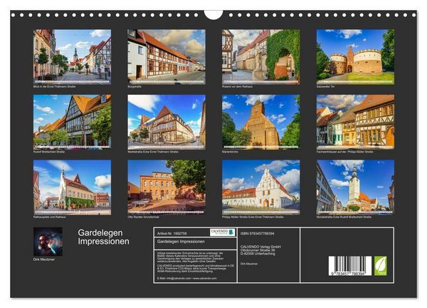 Produktbild: Gardelegen Impressionen (Wandkalender 2026 DIN A3 quer), CALVENDO Monatskalender