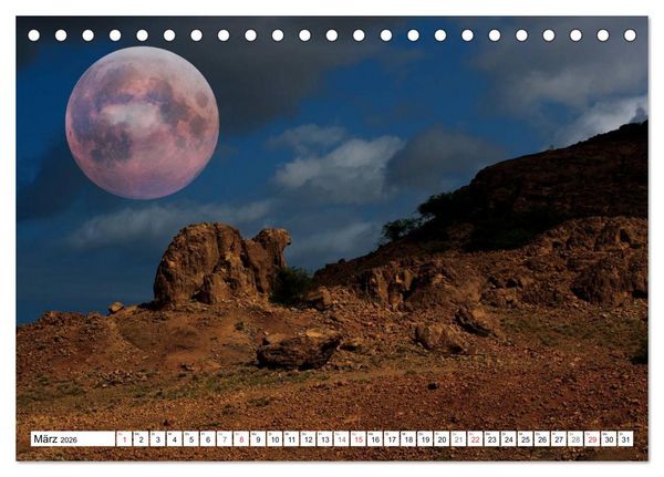 Produktbild: Tr&auml;ume im Mondlicht (Tischkalender 2026 DIN A5 quer), CALVENDO Monatskalender
