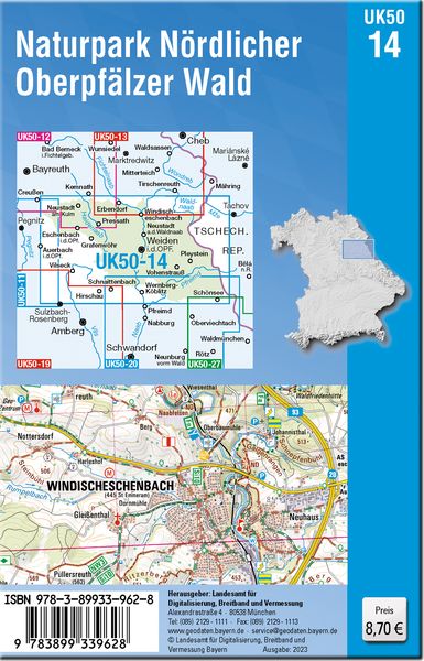 Produktbild: UK50-14 Naturpark N&ouml;rdlicher Oberpf&auml;lzer Wald