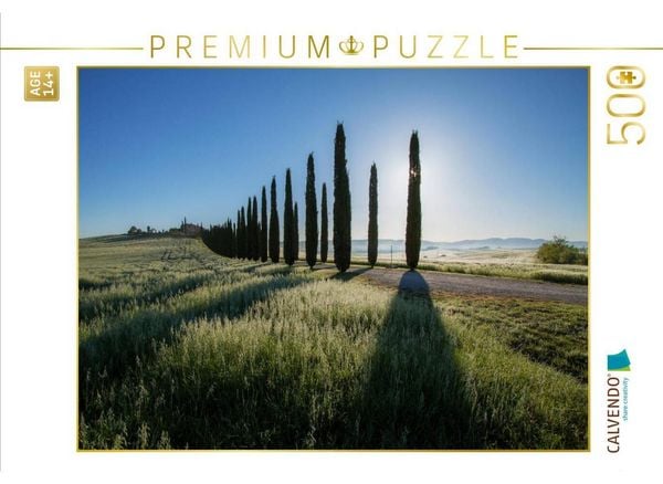 CALVENDO Puzzle Zypressenallee | 500 Teile Lege-Größe 48 × 36 cm Foto-Puzzle für Erwachsene