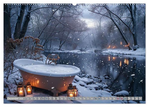 Produktbild: Wannenidylle (hochwertiger Premium Wandkalender 2026 DIN A2 quer), Kunstdruck in Hochglanz