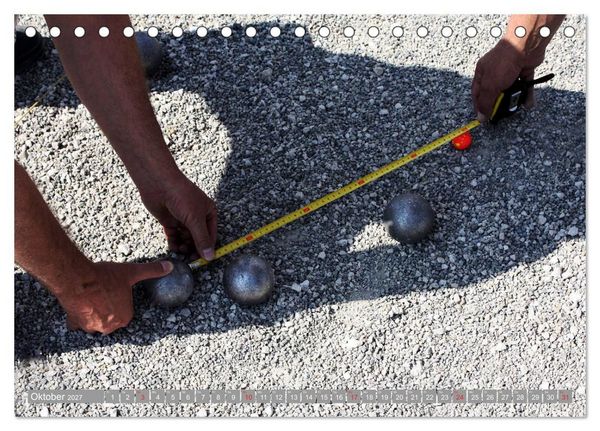 Produktbild: Boule. Konzentration - Sport - Entspannung (Tischkalender 2027 DIN A5 quer), CALVENDO Monatskalender