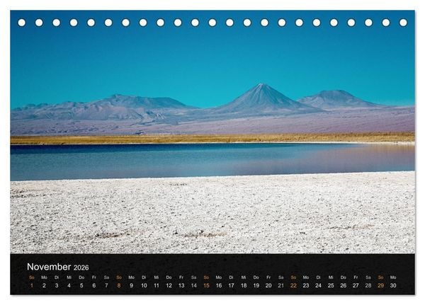 Produktbild: Atacama: Die W&uuml;ste im Norden Chiles (Tischkalender 2026 DIN A5 quer), CALVENDO Monatskalender