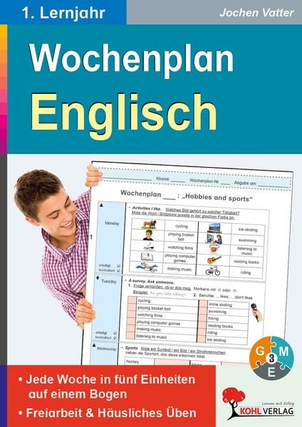 Produktbild: Wochenplan Englisch / 1. Lernjahr