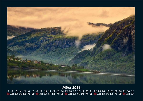 Produktbild: Bergige Welten 2026 Fotokalender DIN A4