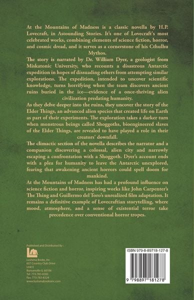 Produktbild: At the Mountains of Madness
