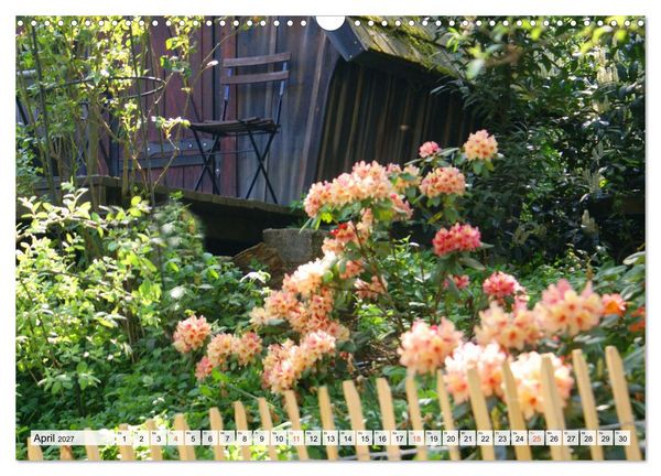 Produktbild: Momente im Garten (Wandkalender 2027 DIN A3 quer), CALVENDO Monatskalender