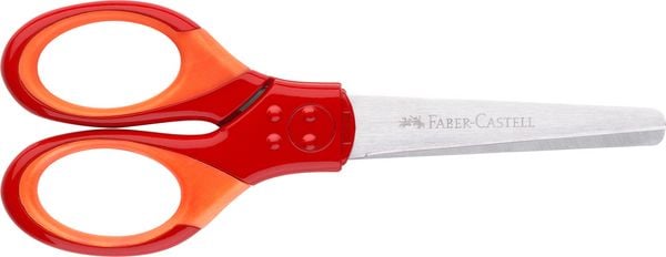 Produktbild: Faber-Castell Schulschere Grip rot