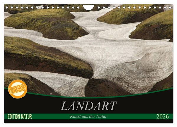 Produktbild: Landart - Kunst aus der Natur (Wandkalender 2026 DIN A4 quer), CALVENDO Monatskalender
