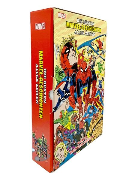 Die besten Marvel-Geschichten aller Zeiten: Marvel Treasury Edition, Gebundene Ausgabe von John Romita Jr.,John Romita Sr.,Stan Lee,Russell