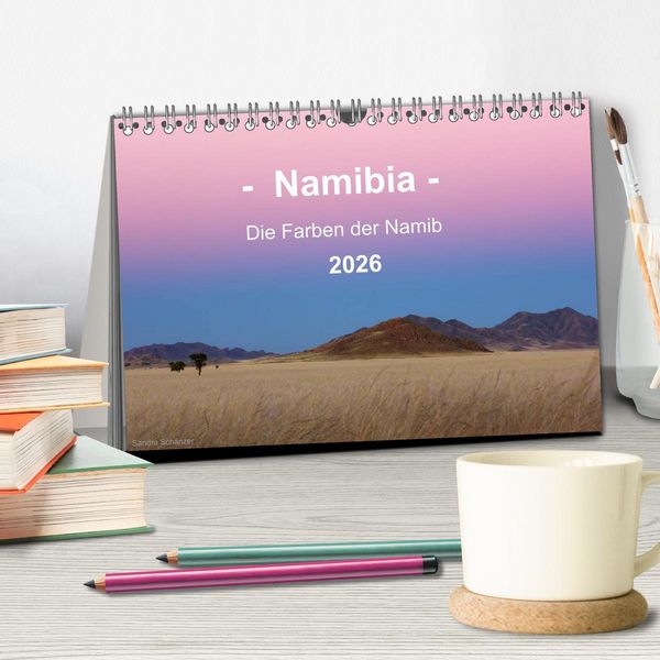Produktbild: Namibia - Die Farben der Namib (Tischkalender 2026 DIN A5 quer), CALVENDO Monatskalender