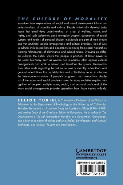Produktbild: The Culture of Morality