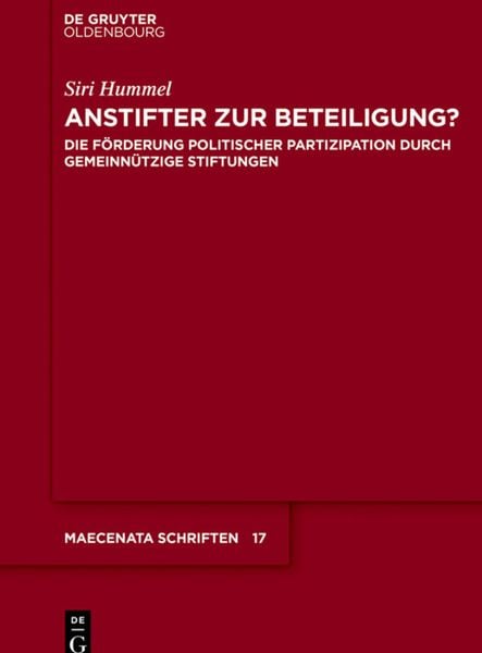 Produktbild: Anstifter zur Beteiligung?