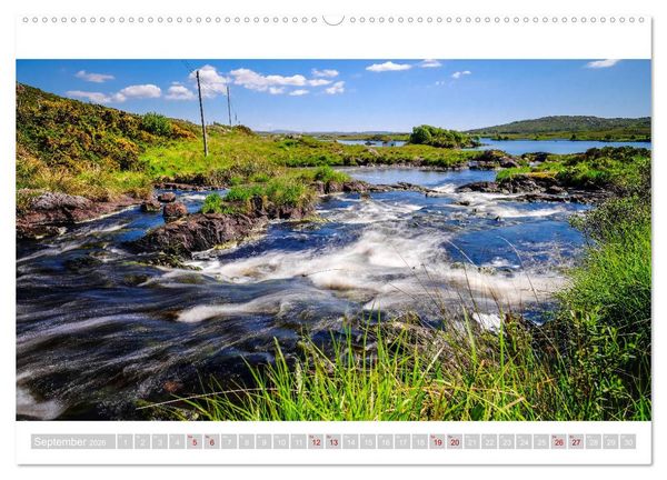 Produktbild: Connemara - Irlands urspr&uuml;nglicher Westen (hochwertiger Premium Wandkalender 2026 DIN A2 quer), Kunstdruck in Hochglanz