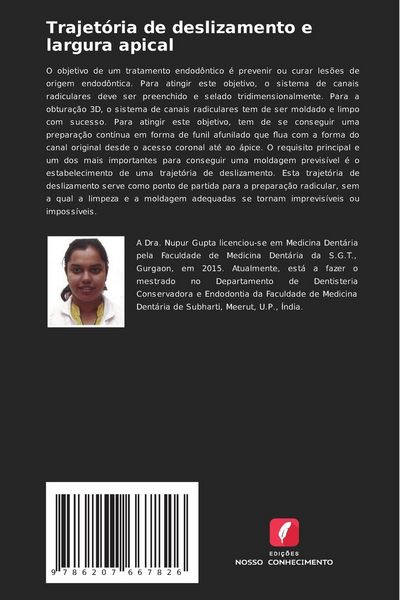 Produktbild: Trajet&oacute;ria de deslizamento e largura apical