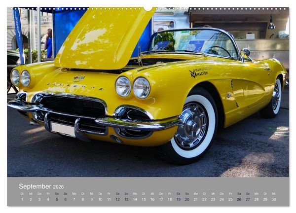 Produktbild: US-Strassenkreuzer (Wandkalender 2026 DIN A2 quer), CALVENDO Monatskalender