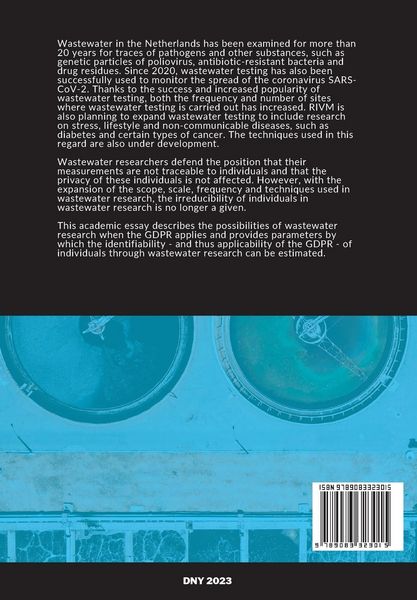 Produktbild: Wastewater surveillance of coronavirus SARS-CoV-2 and the GDPR