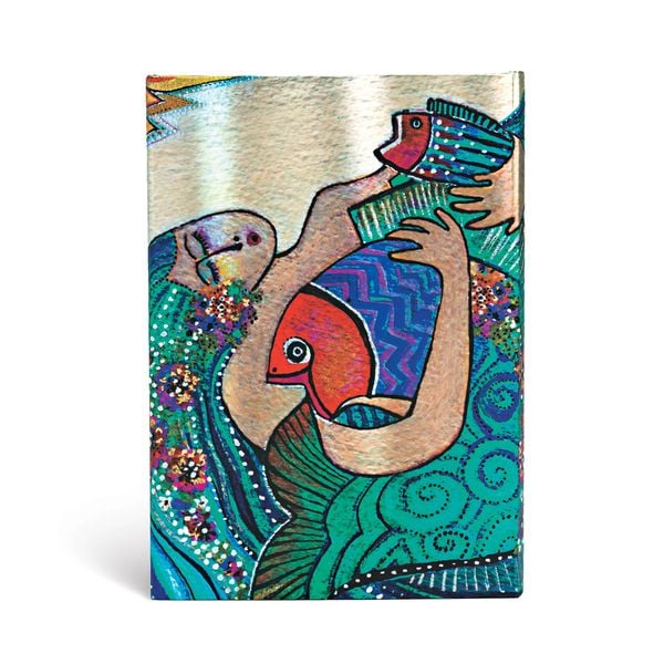 Produktbild: Hardcover Notizbuch Meereslied, Midi, Liniert