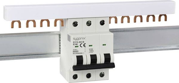 Produktbild: Sygonix SY-6441084 SYG-MCB 3P/C16/6KA Leitungsschutzschalter 3polig 16A 415 V/AC