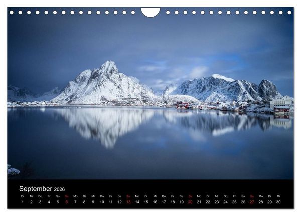 Produktbild: Lofoten Impressionen von Armin Fuchs (Wandkalender 2026 DIN A4 quer), CALVENDO Monatskalender