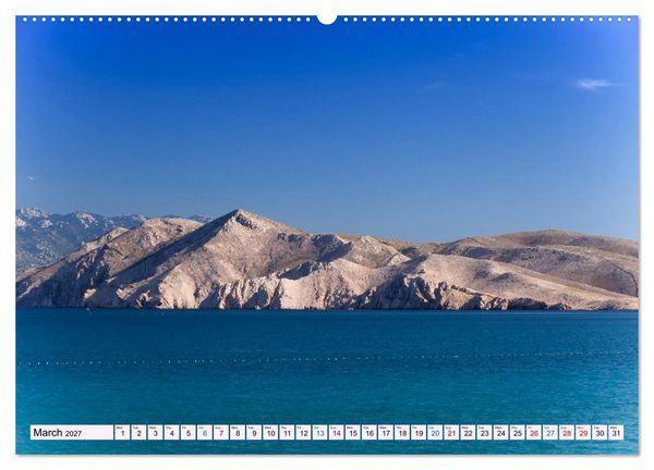 Produktbild: Istria &ndash; Coastal Wonders, Historic Cities, and Island Dreams (Wall Calendar 2027 DIN A2 landscape), CALVENDO 12 Month Wall Calendar
