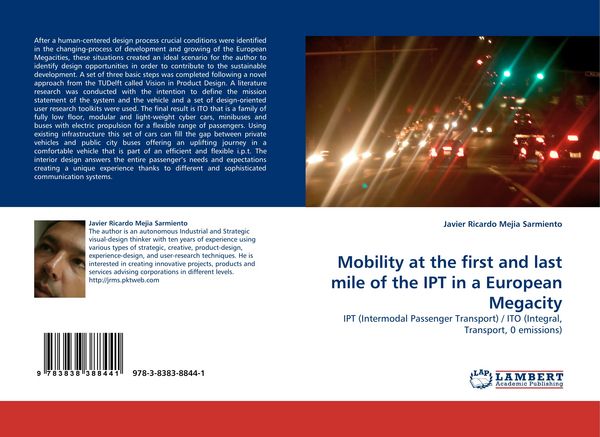 Produktbild: Mobility at the first and last mile of the IPT in a European Megacity