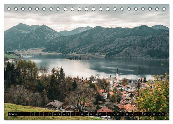 Produktbild: Bayrische Seen und W&auml;lder (Tischkalender 2027 DIN A5 quer), CALVENDO Monatskalender
