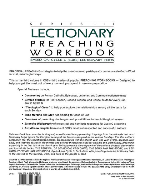 Produktbild: Lectionary Preaching Workbook, Series III, Cycle C