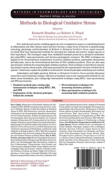 Produktbild: Methods in Biological Oxidative Stress
