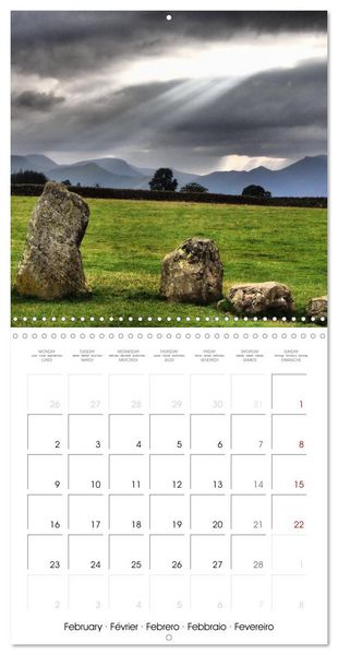 Produktbild: LAKE DISTRICT CUMBRIA Dramatic Art Photos (Wall Calendar 2026 12 &times; 12 Inch) CALVENDO 12 Month Wall Calendar