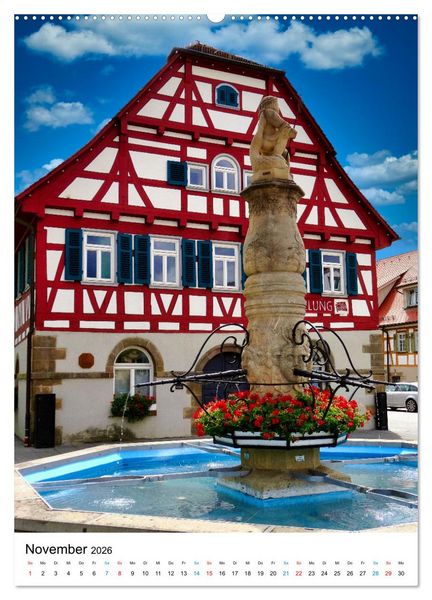 Produktbild: Rems und Murr (hochwertiger Premium Wandkalender 2026 DIN A2 hoch), Kunstdruck in Hochglanz